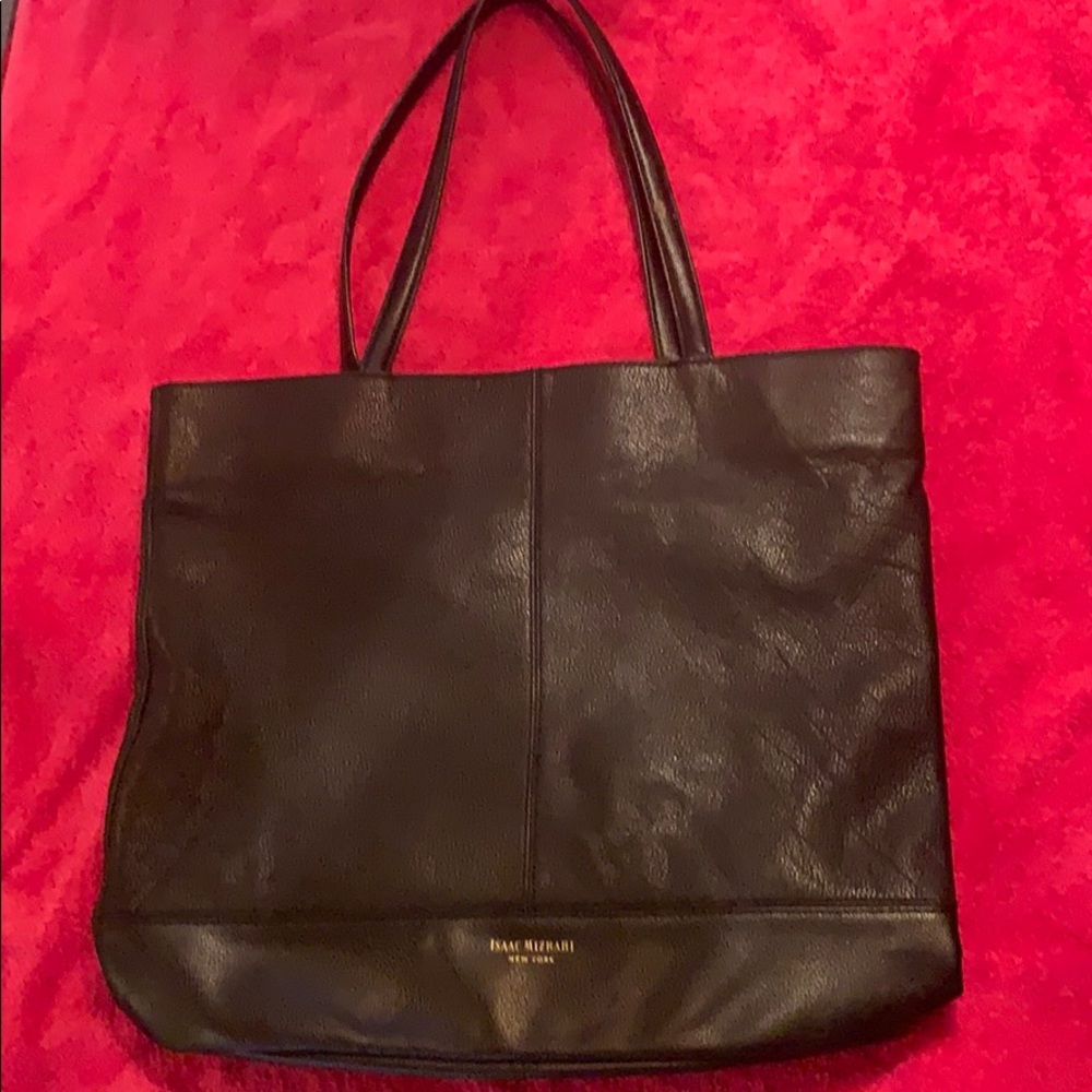 Isaac Mizrahi gently used black tote
